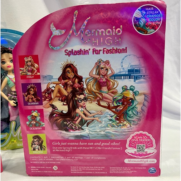Mermaid High Spring Break Doll Bundle Raynea Oceanna Finley New - Picture 6 of 7